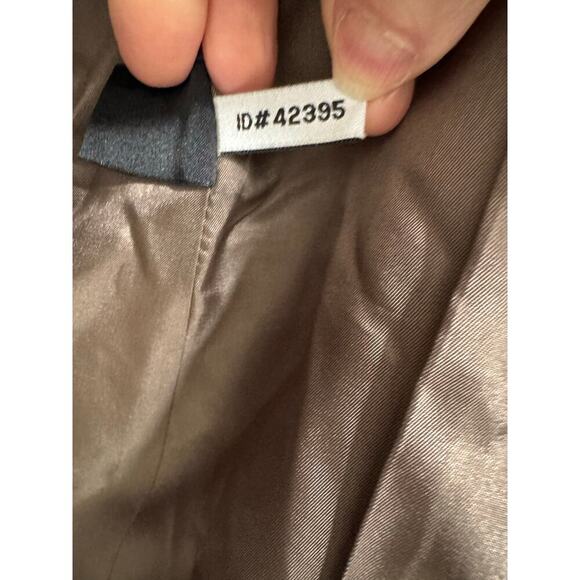 Vintage Y2K Express Design Studio Pinstripe Blazer Men Brown Vented Back 40R - Picture 10 of 12